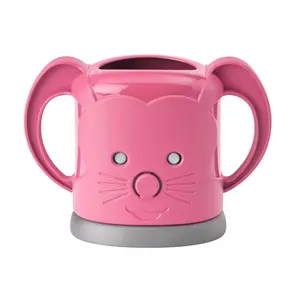 Pouch Holder No Squeeze, Reusable Drink Holder  Kids, Toddler and Babies |   BPA-Free & Squeeze-Proof Cup Holder  Juice Boxes, Food Pouches |   Dishwasher Safe, Pink Sorbet