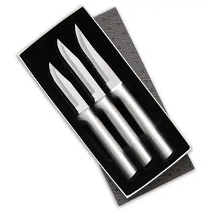 Rada 3 Piece Paring Knives Galore Set Silver Handles