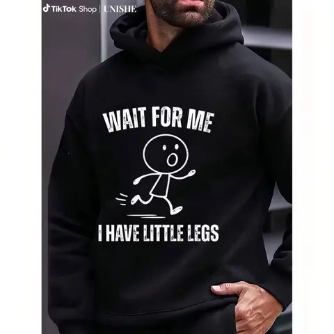 Wait For Me I Have Little Legs Hoodie – Designed for Walkers, Long Sleeve Style Funny Trendy Crewneck