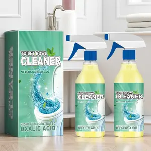 TrueRelief Expanding Foam Toilet Bowl Cleaner, 100ml Scented Household Bathroom Supply with Brush, Contains Oxalic Acid Liquid, Lifts Stains & Odors, Cleans Hard-to-Reach Areas, Leaves Light Peach Fragrance