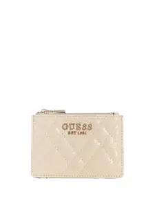 GUESS Female Isemay Quilted Card Case