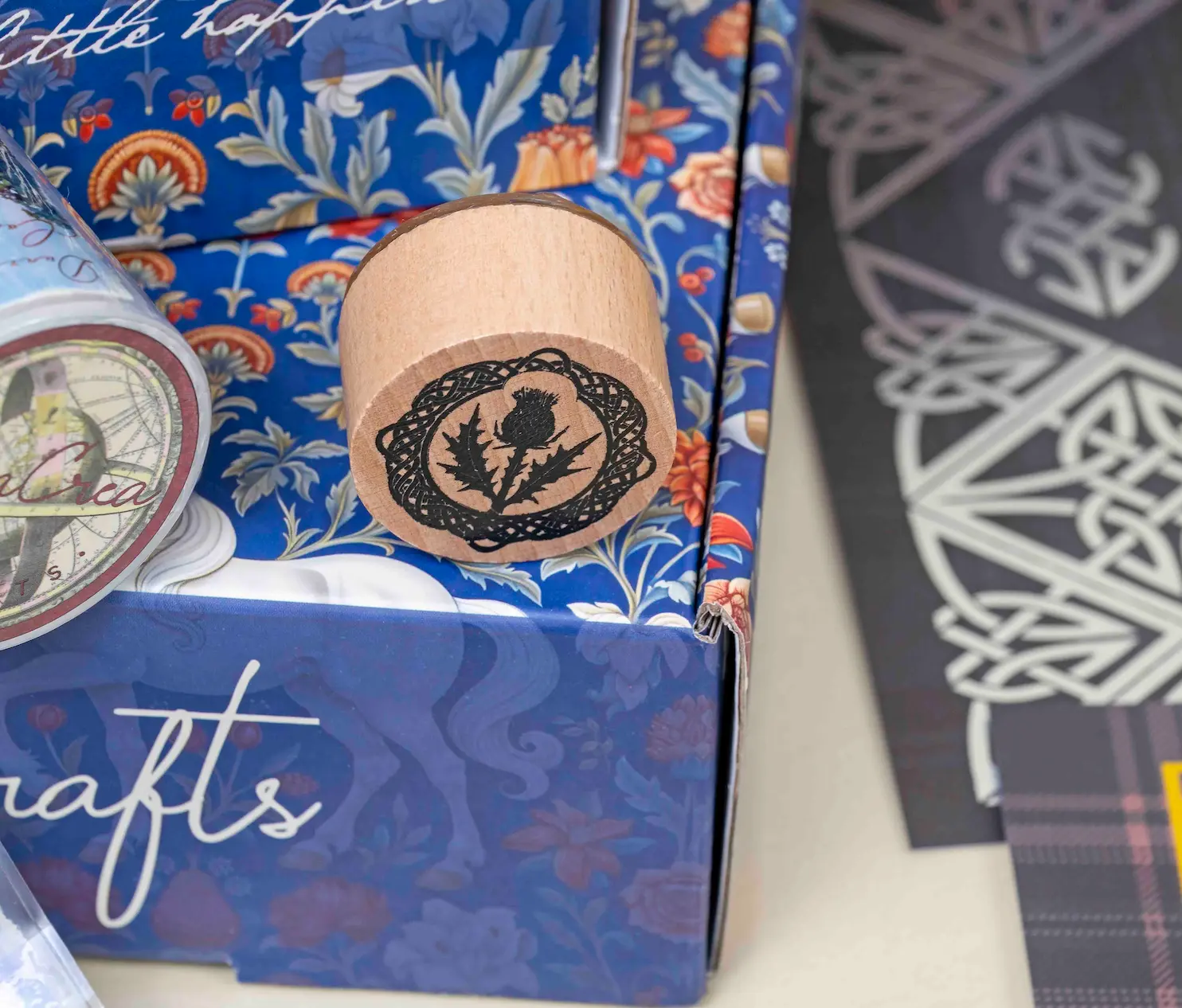 Thistle Wooden Stamp