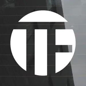 TF Circle 2.0 Decal - White Design for Various Applications, Versatile Decoration Option