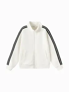 Balabala Kids Spring Jacket 2026 - Loose Fit School-Ready Outerwear for Boys & Girls, 300g High-Density Fabric, Drop-Shoulder Fit, Ribbed Cuffs, Safe Resin Zipper