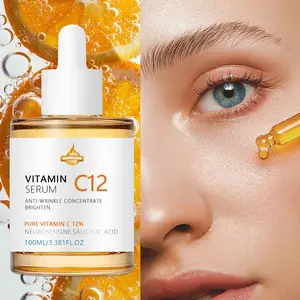 Vitamin C Facial Serum with Hyaluronic Acid & Niacinamide, Deep Moisture & Brightening, Bright Glowing Skin, Suitable All Skin Types, 100ML