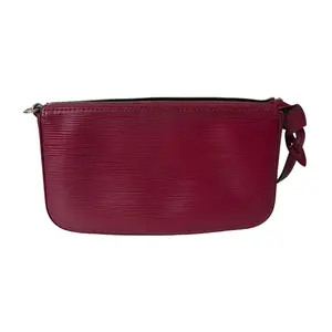 Pre-owned Leather Shoulder Bags Louis Vuitton Grenadine Epi Pochette Accessoires