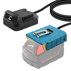 Battery Extension Cord/Adapter for Milwaukee 18V(M18)-14.4V Battery, for Separate Battery and Power Tool,Belt Battery Adapter,Upgrade Your Power Tool/Experience,with 59inch Extension Cable