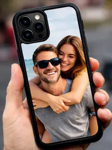 Custom iPhone Case – Personalized Photo, Logo, Name | Durable Rubber Shockproof Case