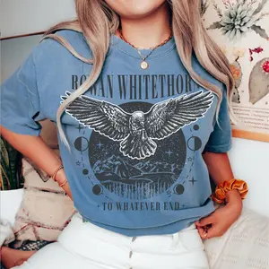 Comfort Colors Rowan Whitethorn T-shirt, Throne of Glass Shirt, SJM To Whatever End, Rowan Tee, Dragon Book Top