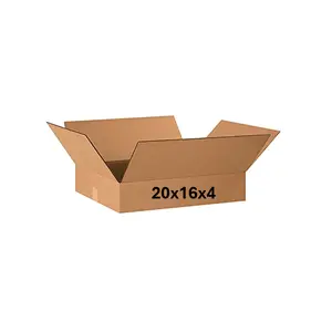 20x16x4 (200 lb strength) | SINGLE CARDBOARD BOX