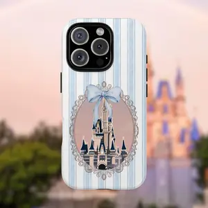Phone Case, Cinderella's Castle Magic Kingdom Girly Design, WDW Theme, Diseadney Princess Tough Cases, Protective Cover, Unique Gift