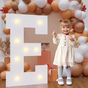 3FT Marquee Letters, Large Light Up Letters for Birthday Wedding Backdrop Warm Light Marquee Letters 3 Feet Tall for Baby Shower Party Proposal Decoration Decor, Letter F Ornaments