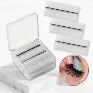 Glue-Free Self-Adhesive Eyelash Strips | Reusable Hypoallergenic Waterproof Lash Adhesive Tapes, Quick Makeup Tool for False Lashes Cosmetic Cosmetic