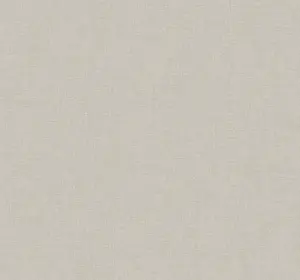 UW1124N Heathered Linen Beige Faux Fabric Wallpaper