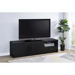 Murray 70-inch 2-door TV Stand Media Console Black