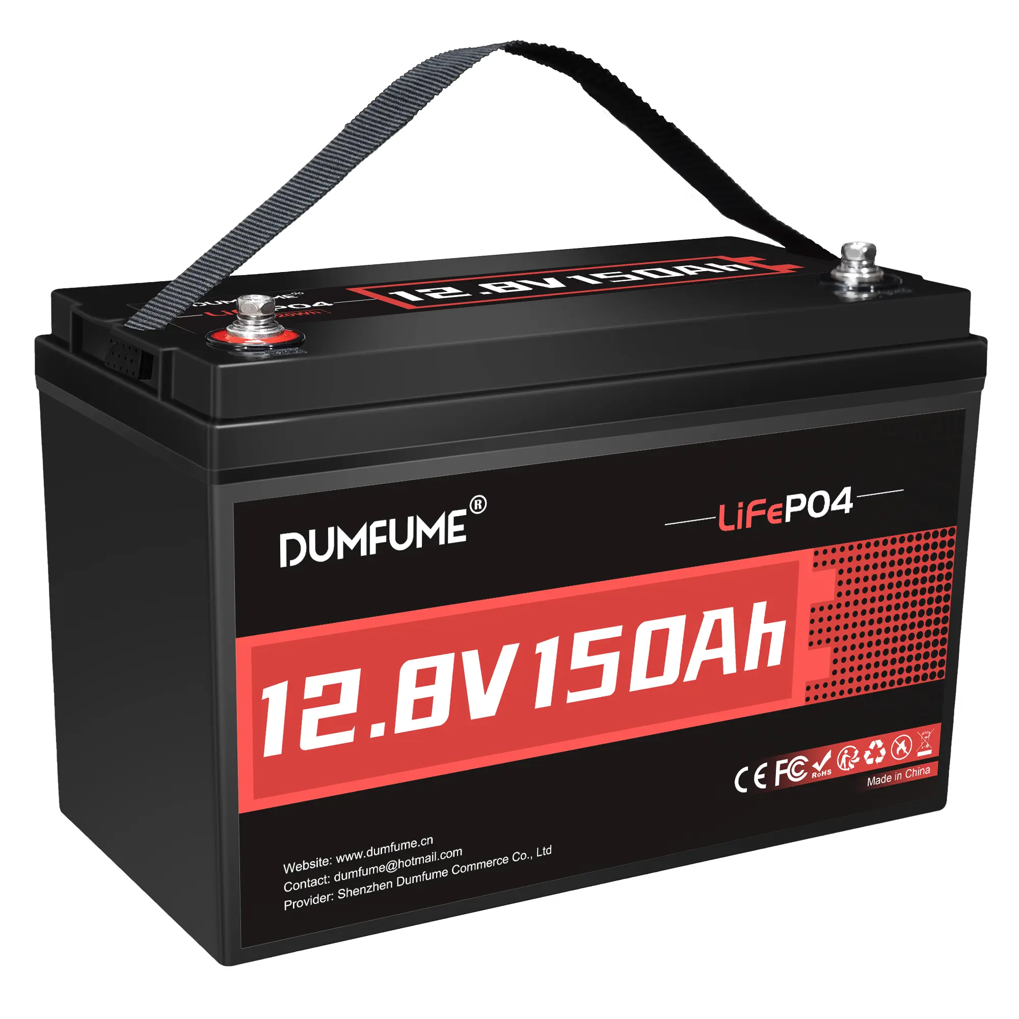 12V 150Ah Lithium LiFePO4 Battery, 100A BMS with Low Temp Cut-Off,Automotive-Grade Cells,15000+ Deep Cycles,Perfect for Solar,RV,Off-Grid,Home Energy Storage