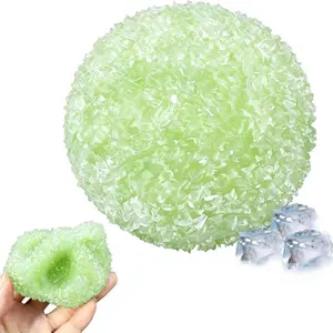 Crunchy Squishy Stress Ball Soft Slow Rising Squeeze Toy for Kids Adults Anxiety Relief Fidget Sensory Stress Relief Toys with Unique Crinkly Texture Perfect for Office Desk Party Favors Gift Idea