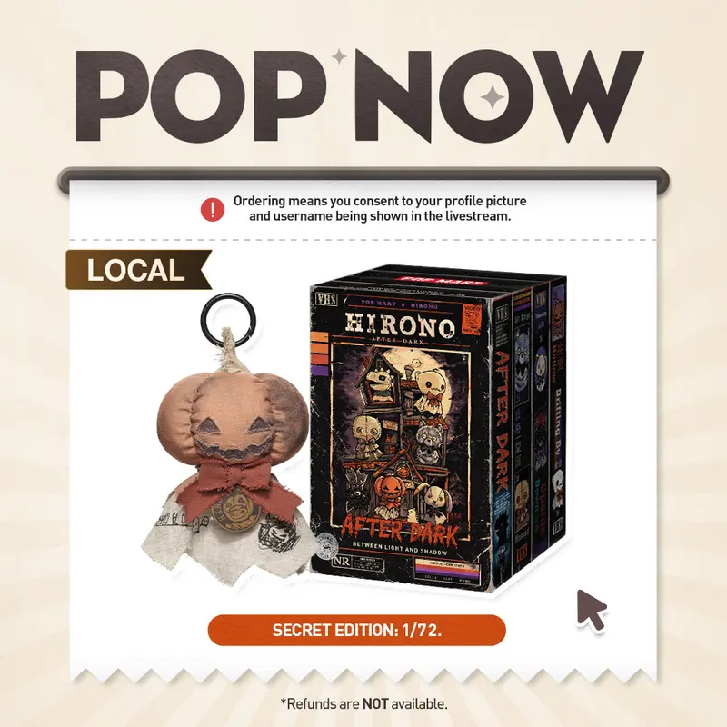 [POP NOW] POP MART Hirono After Dark Series Night Light Charm Blind Box