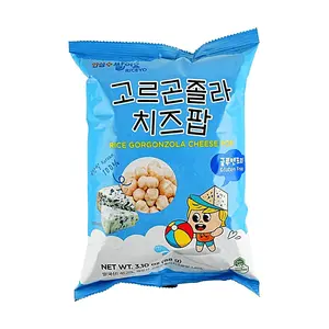 JAYONE Korean Cheese Flavored Rice Crisps Popcorn Snack 88g - Gluten-Free, Savory & Crunchy