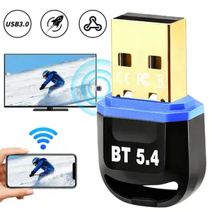 USB Bluetooth Adapter for PC, Bluetooth Dongle Receiver EDR & BLE, Plug & Play for Windows 11/10/8.1, Stable Connection，for Headphone/Keyboard/Mouse/Speakers/Printer