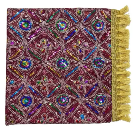 Orisha Vintage Silk Handkerchief for Santería Rituals Handmade Cult