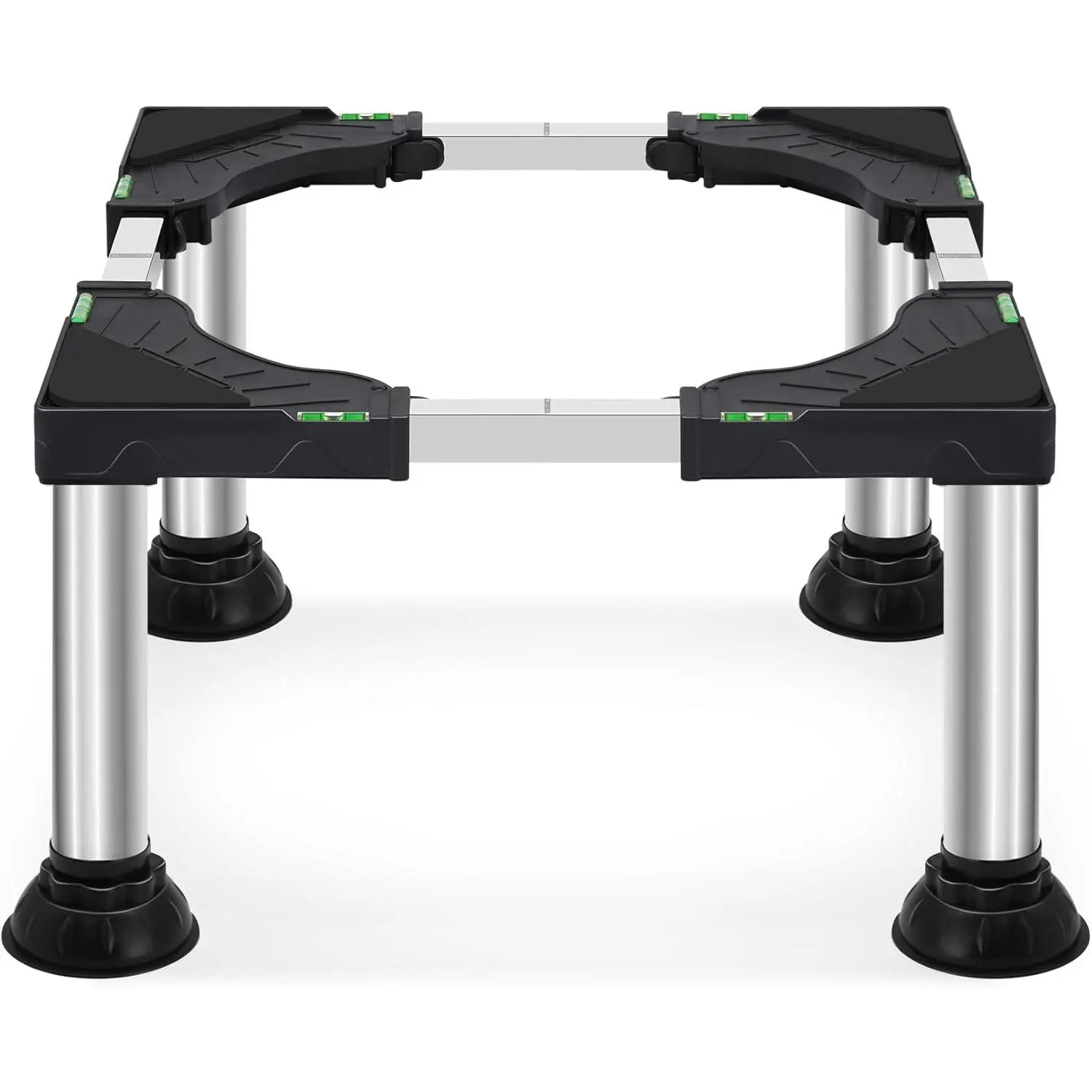 Height 11"-12" Mini Fridge Stand Heavy Duty Washer and Dryer Stand Pedestal for 19-27 Inch Appliance Washing Machine Stand Base Laundry Pedestal Universal Platform with 4