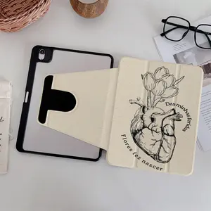 Case for ipad 11/a16/10th/air4/5/6/pro 12.9/2024/2025/2020/2021/2022/2023/10.2/10.9,Perfect for Work,Travel,and Home Use，360° Rotating & Foldable Tablet Case