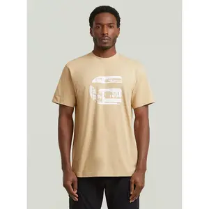 G-Star T-Shirt - G Icon Graphic T-Shirt - Cream - D28823-E385-110 61