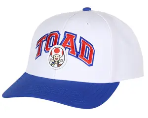 Super Mario Hat | Nintendo Mario Bros Snapback Hat | Video Game Hat Toad Embroidered Adjustable Hat For Men or Women