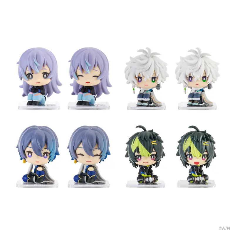 AnyColor Nijisanji Heroes: Dytica 2nd Anniversary Nijikotto VTuber Mini Figure Blind Box Ft. Koyanagi Rou, Hoshirube Sho, Murakumo Kagetsu, Inami Rai