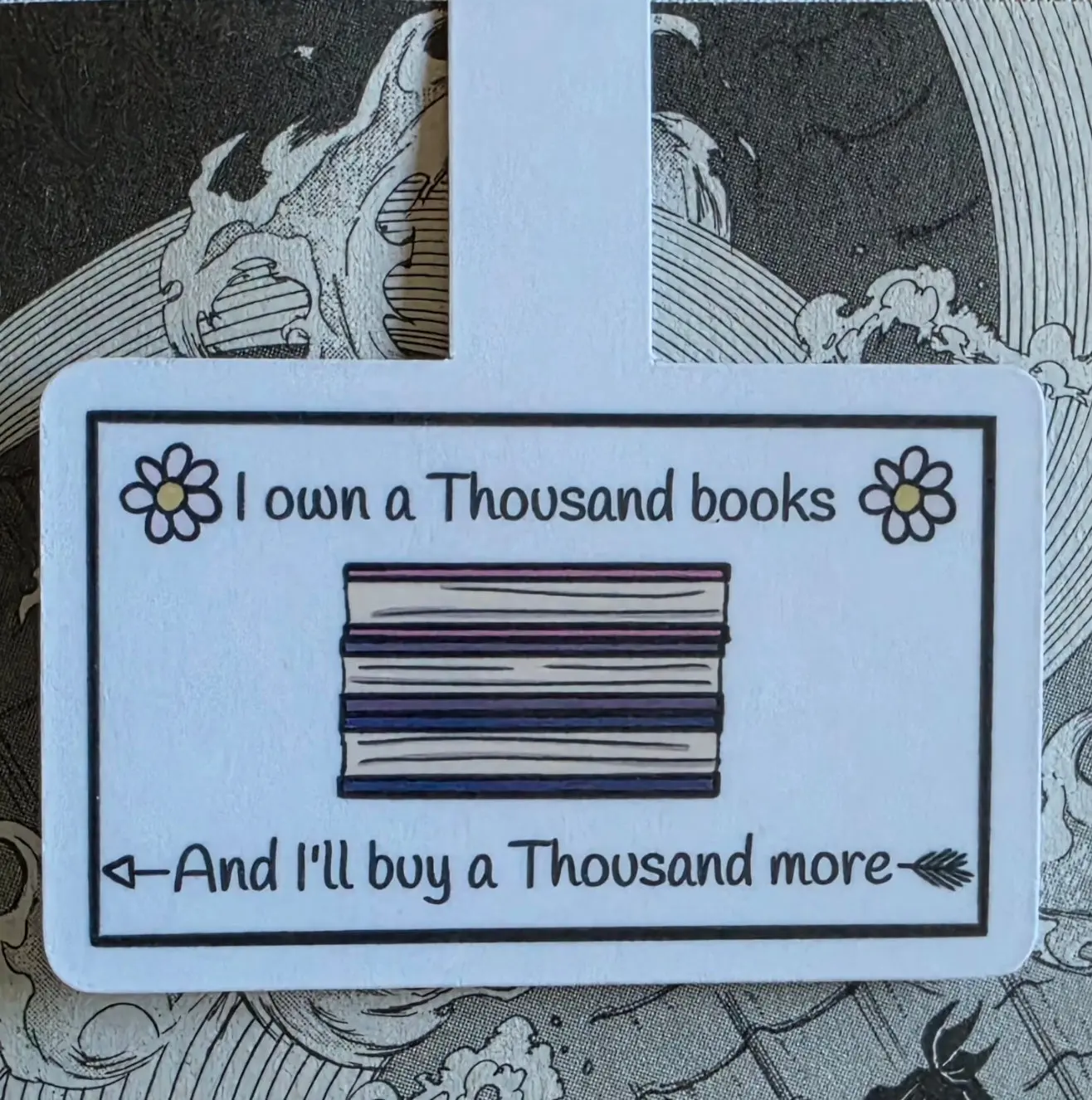 Thousand Books Magnetic Bookmark