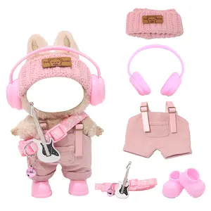 Labub Doll Clothes Set, 5-Piece Fashionable for Labub Dolls, Durable & Stylish, Perfect Gift for Kids & Teens, No Doll Included, Doll Clothing Set