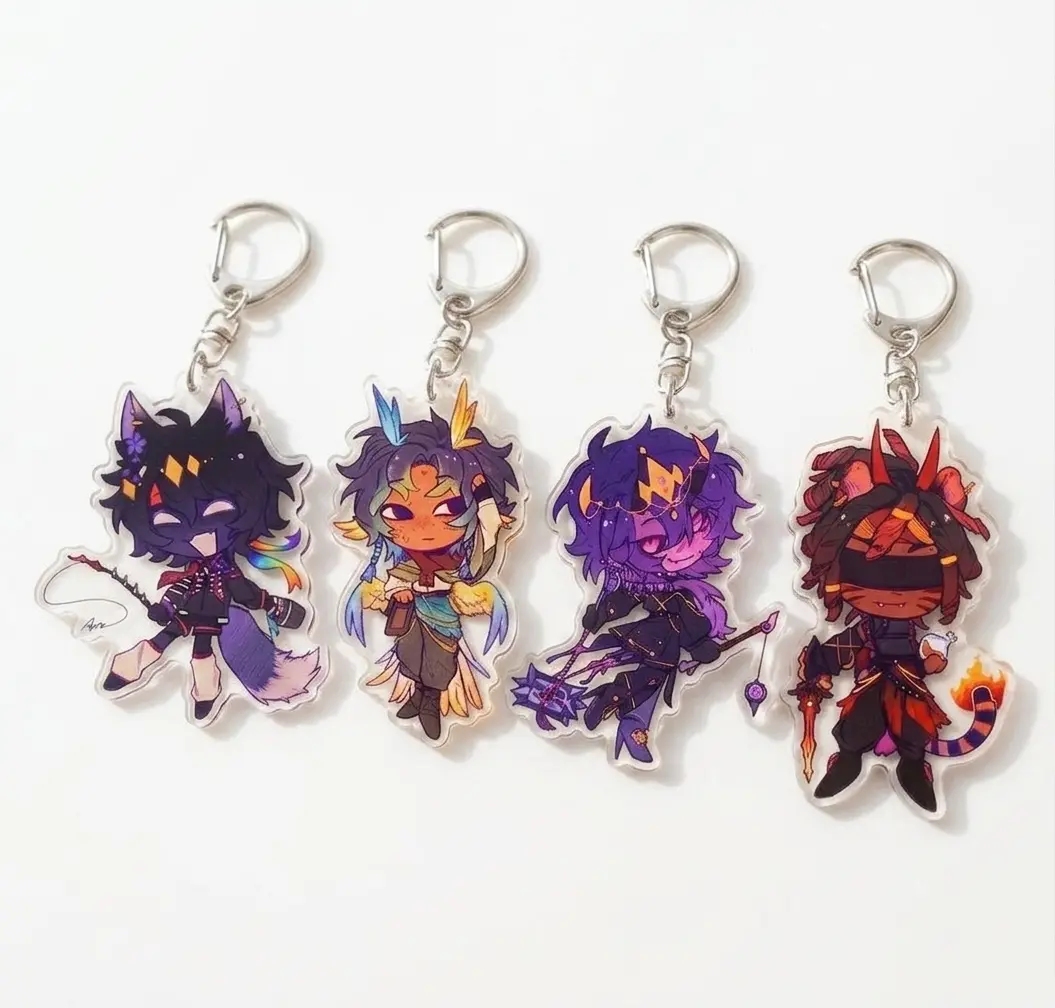 Unstable Universe MCYT Acrylic Keychains – YT Inspired Multiverse Charm, Lifesteal SMP Gaming Accessory for Fans & Collectors
