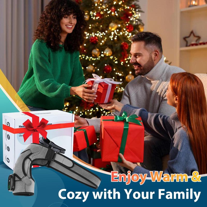 Fitease Cordless Shoulder Heating Pad for Men Women, Heated Shoulder Wrap with 3 Vibration and Heat Settings for Rotator Cuff Relief