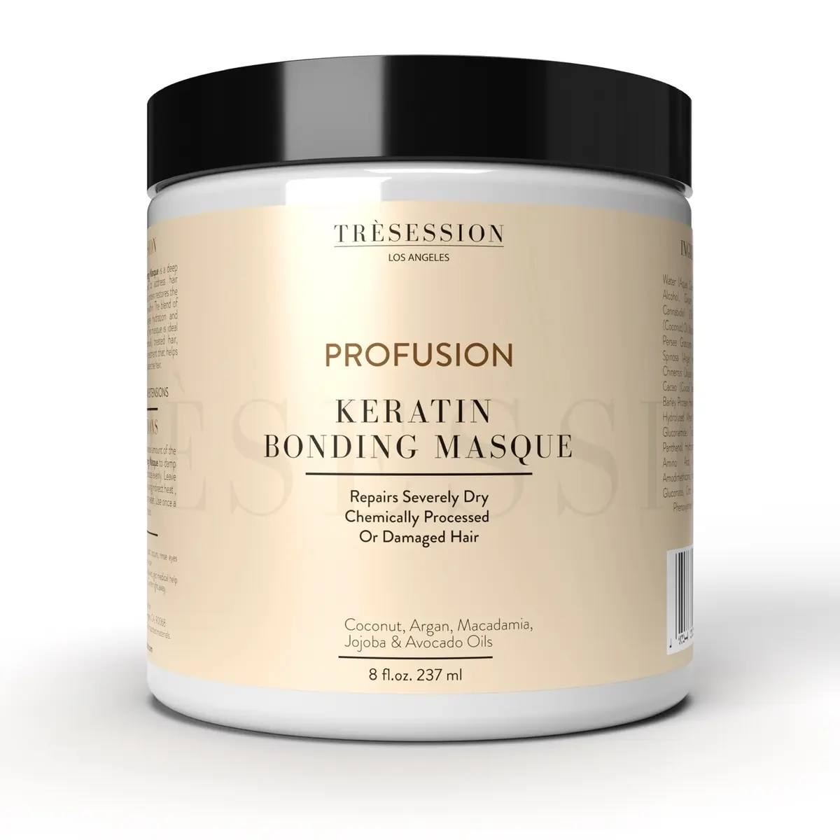 TRÈSESSION Profusion Keratin Bonding Masque | Dry, Damaged, & Chemically Treated Hair Mask | Salon Care Treatment for Hair Repair, Nourishment and Shine | Hydrating Mask for Curly Hair, Straight Hair, Wavy Hair, Thick Hair & Coily Hair 8 fl.oz