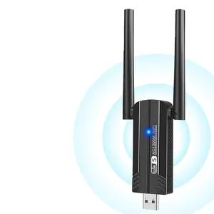 Wireless USB WiFi Adapter, Computer Network Adapter, Wireless Internet, Wpa2 Encryption, Receives 2.4/5g WiFi Signals, Ax3010 Model