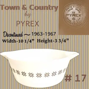 Pyrex 2 1/2 quart round casserole baking dish