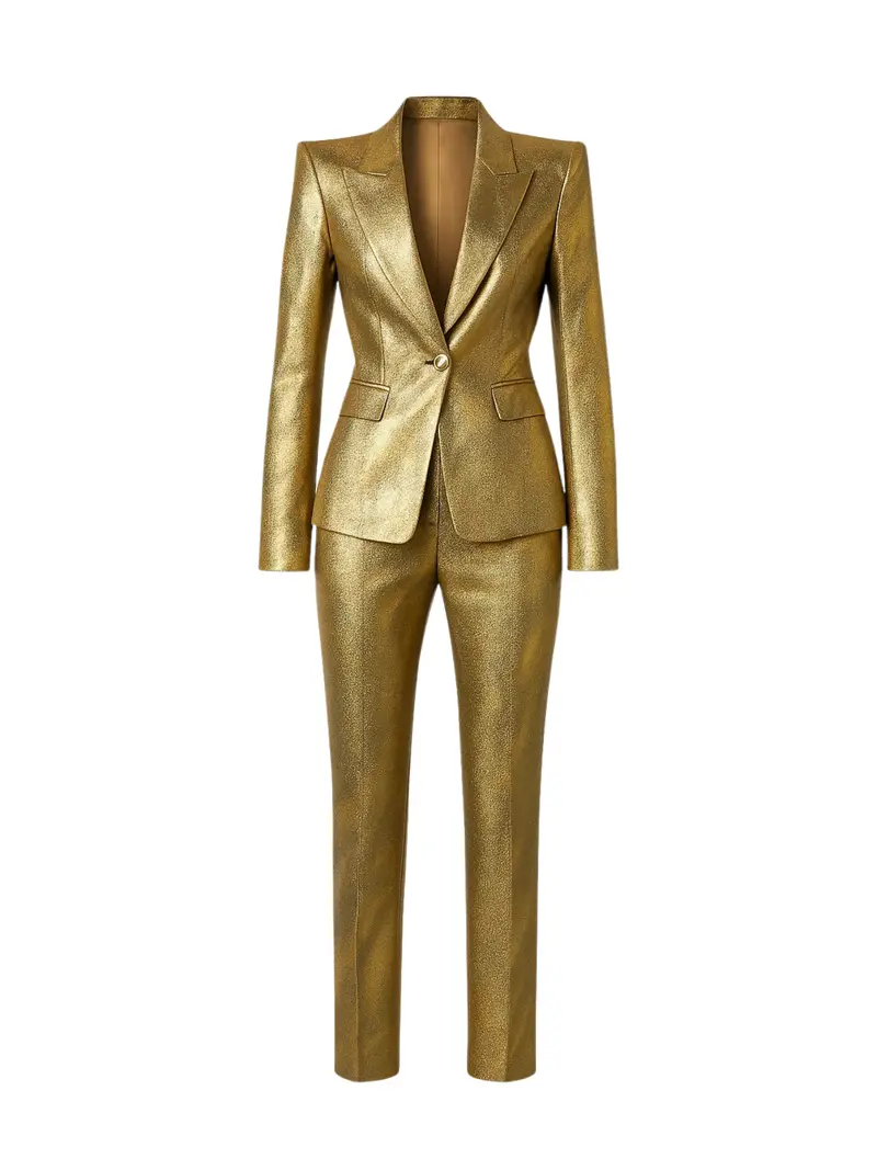 gold blazer women - TikTok Shop