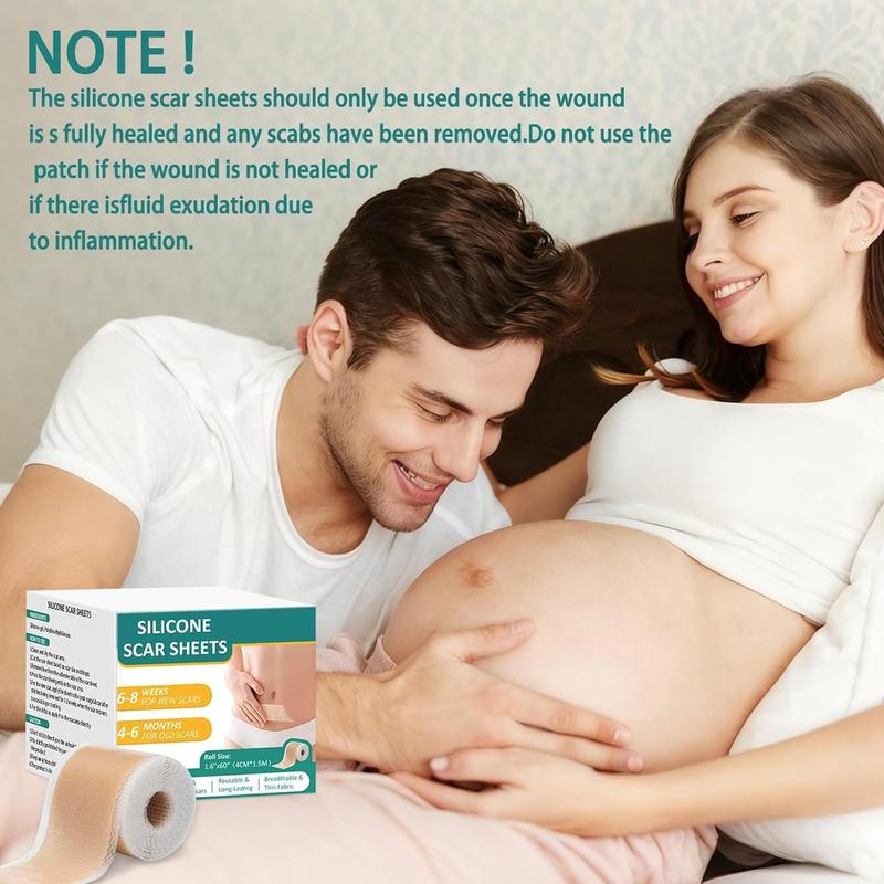 High-Efficacy Silicone Scar Reduction Strips – Medical Grade, Hypoallergenic & Reusable for Tummy Tuck & Surgical Recovery
