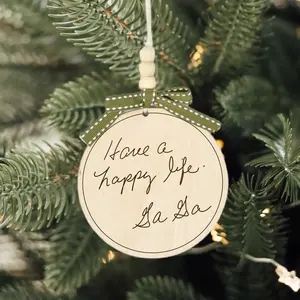 Custom Handwriting Ornament | Memorial Christmas Ornament
