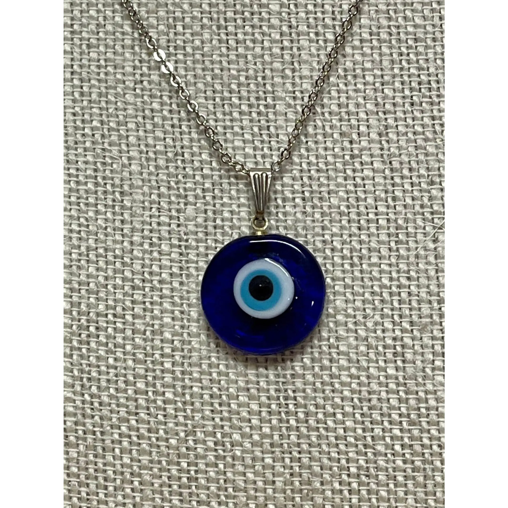Evil Eye Nazar Boncuk Mal de Ojo Necklace Pendant Charm -- Multiple Color Options