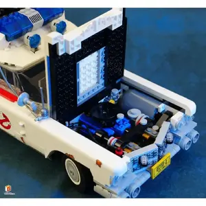 Supercar Creative Vehicle Ghostbusters ECTO-1 Toy Car Model Car Kit for Adults Halloween Christmas Kit Gifts Dice Bags & Boxes