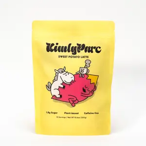 KimlyParc Sweet Potato Latte - Vegan, Low-Sugar, Caffeine-Free, Dairy-free, Korean Goguma, Ultra-Creamy, 10.6oz, 10 Servings Beverage Coffee