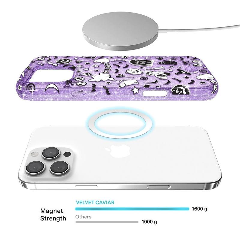 Witchy Lilac Glitter iPhone Case Witchy Lilac Glitter iPhone Case