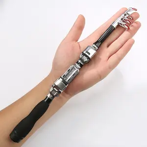 Super Hard Mini Fishing Rod Sea Pole and Ice Fishing 1~2.3m (3.3~7.5ft) Fishing Equipment