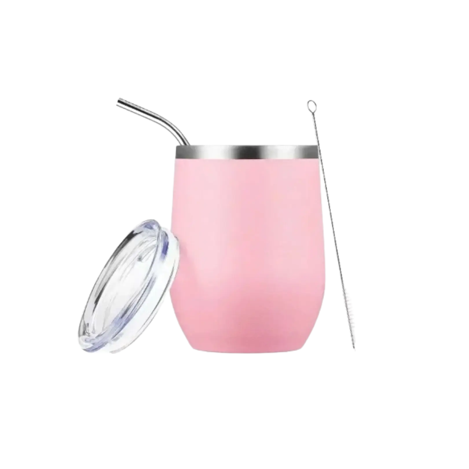 Bombilla Yerba Mate Gourd Set - PINK