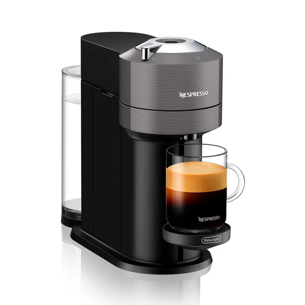 Nespresso Vertuo Next Coffee Maker and Espresso Machine by DeLonghi Gray: Compatible with Vertuo Line 12 Capsules Included