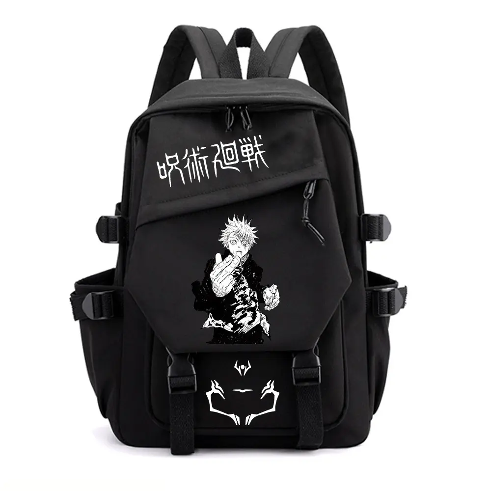 Jujutsu Kaisen Satoru Gojo Anime Backpack - Men's Fashion Waterproof Rucksack, Large-Capacity Laptop Bag for Teens