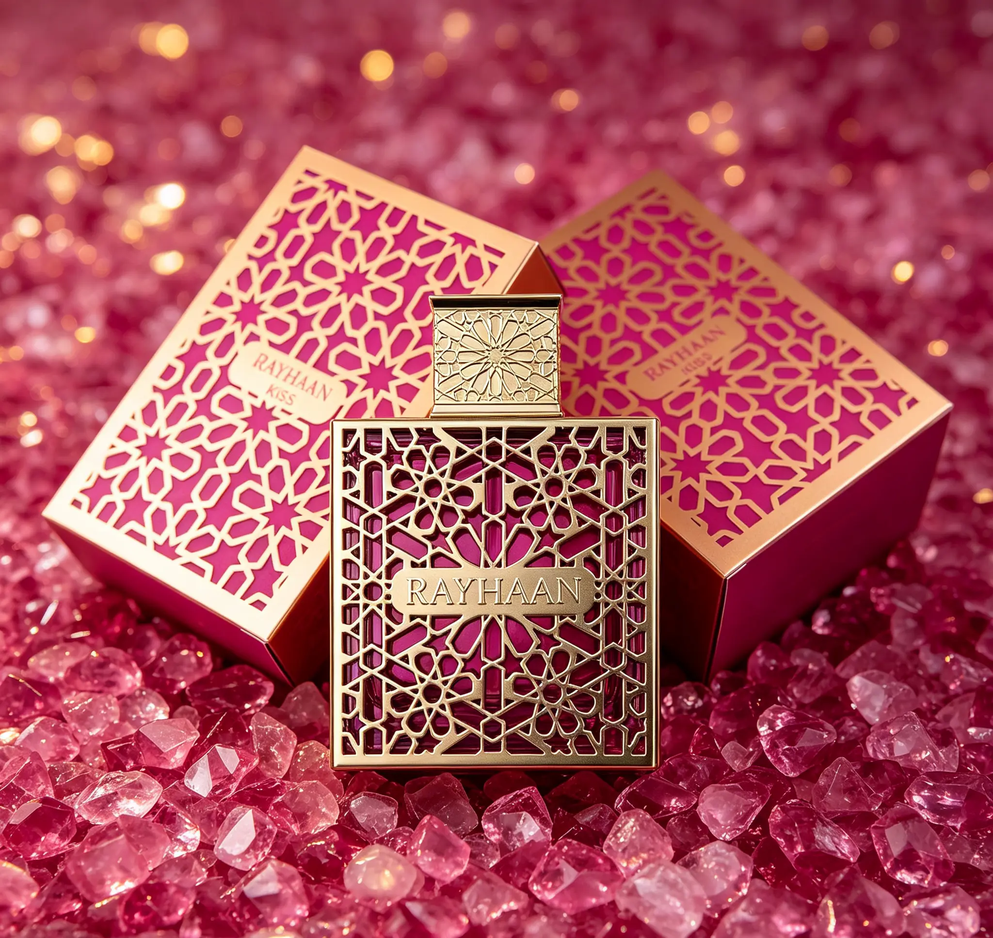 Rayhaan Kiss Eau de Parfum for Women 3.4oz / 100ml | Sweet Fruity Gourmand Floral Scent, Long Lasting Ladies Fragrance Spray, Romantic Daily & Date Night Women’s Perfume