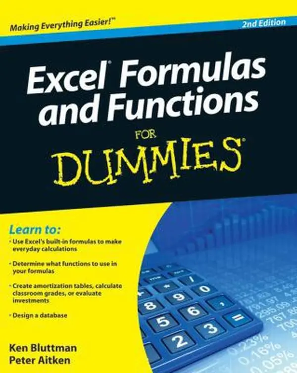 USED Book - Excel Formulas And Functions for Dummies by Ken Bluttman (Paperback) - english